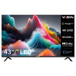 Телевизор Yasin 43Q90 109 см черный