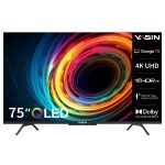 Телевизор Yasin 75Q90 191 см черный