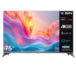 Телевизор Yasin 75M8G 191 см черный