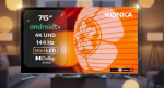 Телевизор KONKA KT75-Q809GB 191 см черный