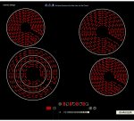 Варочная поверхность HAUSLER 65HLB4S3 черный