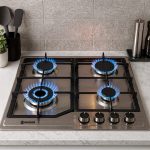 Варочная поверхность HAUSLER HLS-60BK-INOX-W стальной