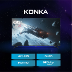 Телевизор KONKA KT65-U683WB 165 см черный